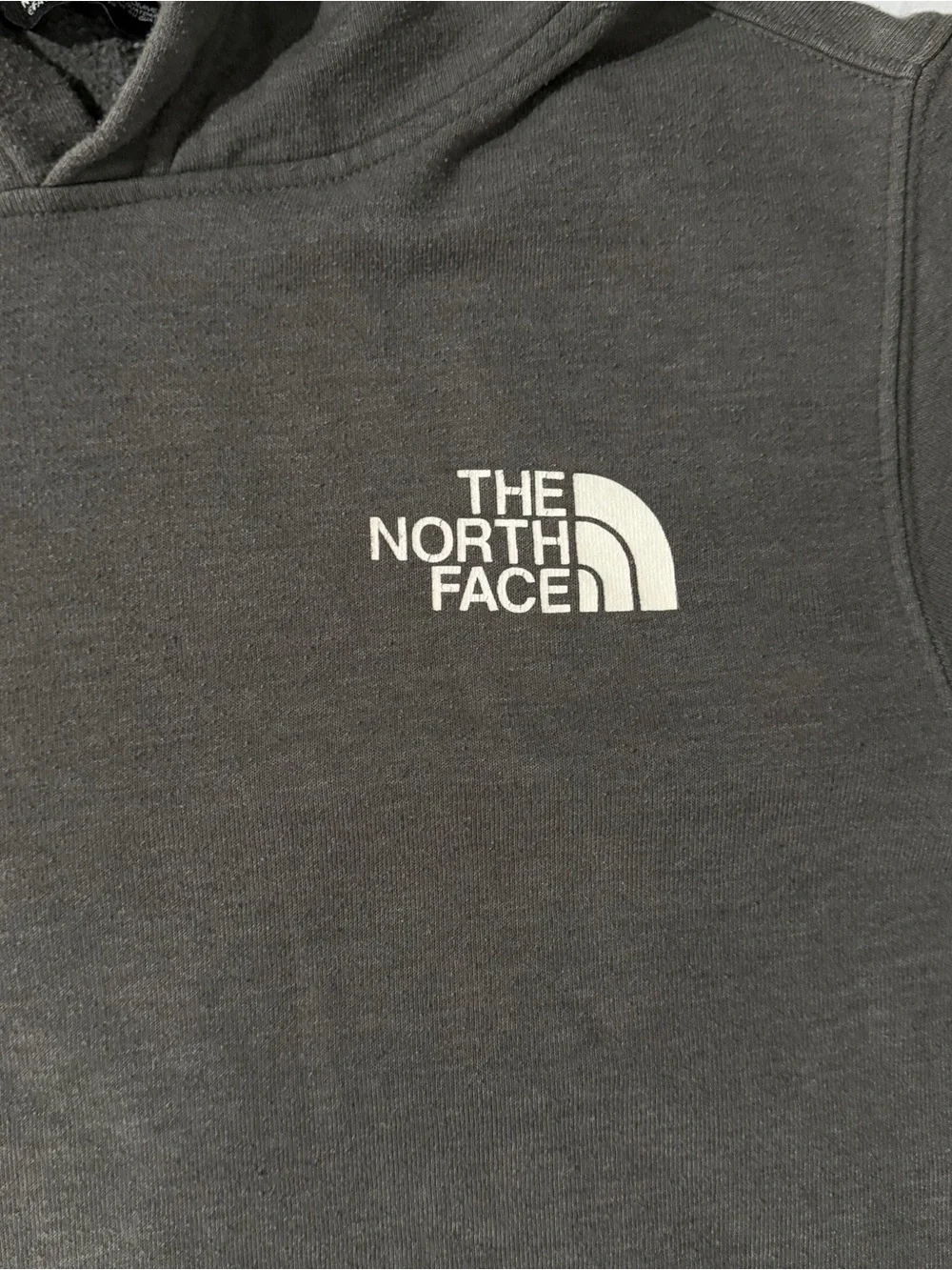 The North Face Men's Dark Gray Crewneck Hoodie Pullover